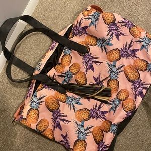 Pink pineapple tote!